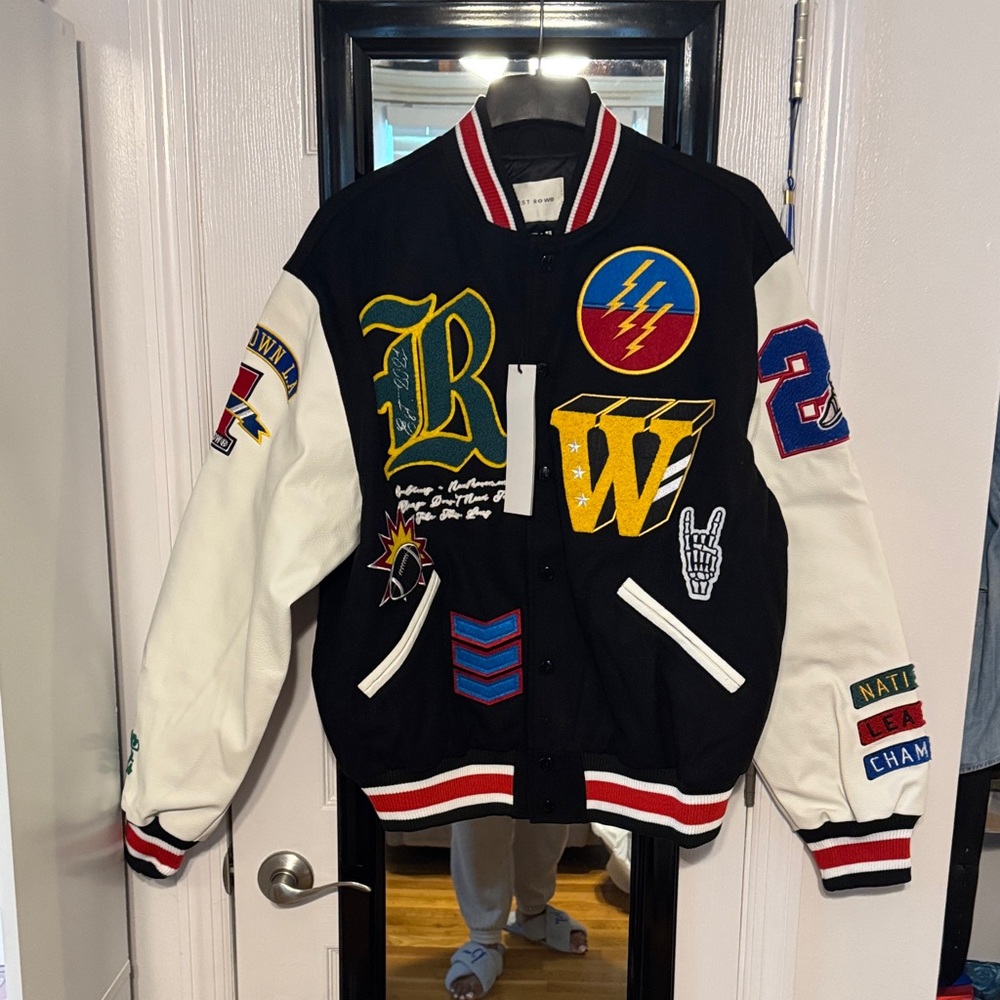 Black and White Varsity Jacket